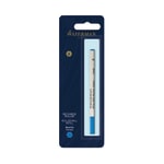 Waterman Rollerball Pen Refill, Fine Point, 0.5 mm, Blue