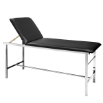 Alpine AdirMed Steel Exam Table, 31-7/16inH x 27-1/2inW x 74-13/16inD, Black