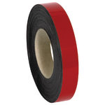 Partners Brand Magnetic Warehouse Label Roll, LH155, 1in x 100ft, Red