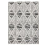 Linon Aria Area Rug, 5ft x 7ft, Arkin Cream/Gray