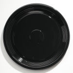 WNA Caterline Casuals Thermoformed Platters, 16in Diameter, Black, Pack Of 25 Platters