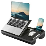 LapGear Ergo Pro Lap Desk, 3.1inH x 20.5inW x 10.5inD, Black