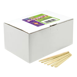 Creativity Street Jumbo Craft Sticks, 6in x 3/4in, Natural, 500 Pieces Per Pack, Set Of 2 Packs