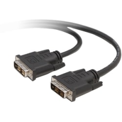 Belkin DVI-D DUAL LINK CABLE * DVI-D(M-DL)/(M-DL); 3ft - 2.95 ft DisplayPort/DVI Video Cable for Video Device - First End: 1 x DVI-D (Dual-Link) Male Digital Video - Second End: 1 x DVI-D (Dual-Link) Male Digital Video - Shielding - Gold Plated Contact