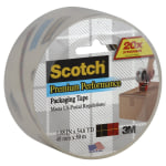 Scotch 3850 Premium Performance Packaging Tape Refill Roll 1.88in x 54.6 Yd., Clear