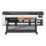 HP DesignJet Z6 Pro - 64in large-format printer - color - ink-jet -  - 2400 x 1200 dpi - up to 1054.9 sq.ft/hour (mono) / up to 1054.9 sq.ft/hour (color) - capacity: 2 rolls - Gigabit LAN, USB host - cutter