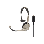 Koss CS95 USB On-Ear Communication Headset, Black/Gray, 184060