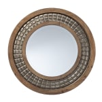 SEI Arajuno Round Decorative Mirror, 31-3/4in x 31-3/4in