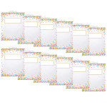 Ashley Productions Hanging Confetti Pattern Storage Bags, 10-1/2in x 12-1/2in, 6 Bags Per Pack, Set Of 2 Packs