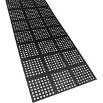 ES Robbins Pro Lite Drain Mat, 36inW x 120inD, Black