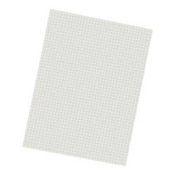 Pacon Quadrille-Ruled Heavyweight Drawing Paper, 1/4in Squares, White, Pack Of 500 Sheets