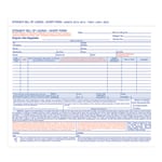 Adams Bill Of Lading Forms, 7 5/8in x 11in, 3-Part, Pack Of 250