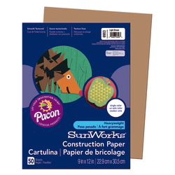 SunWorks Construction Paper - Multipurpose - 36in x 24in - 50 / Pack - Assorted, Blue, Brown, Holiday Green, Orange, Pink, Scarlet, Violet, White, Yellow