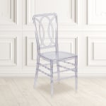 Flash Furniture Elegance Transparent Stacking Chair, Crystal Ice