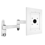 Mount-It! MI-3774W Secure Wall Mount For Select 10.1 - 10.5in Tablets, 8-3/4inH x 12-3/4inW x 3-1/2inD, White