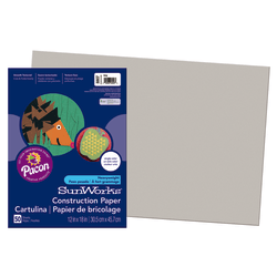 Riverside Groundwood Construction Paper, 100% Recycled, 18in x 24in, Bright White, Pack Of 50