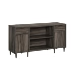 Sauder Clifford Place 60inW Credenza, Jet Acacia