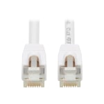 Tripp Lite N262AB-020-WH Cat.6A S/FTP Network Cable  - 10 Gbit/s - Shielding - Gold Plated Contact - CMX - 26 AWG - White