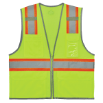 Ergodyne GloWear 2-Tone Mesh Hi-Vis Type-R Class 2 Safety Vest, Medium, Lime