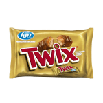 Twix Caramel Fun-Size Candy, 10.83 Oz Bag, Pack Of 4 Bags