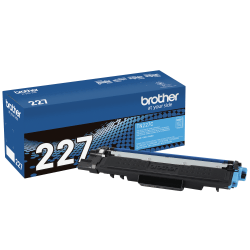 Brother TN-227 High-Yield Cyan Toner Cartridge, TN-227C