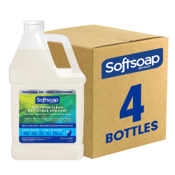 Softsoap Moisturizing Liquid Hand Soap, Clean Scent, Carton Of 4 Refills