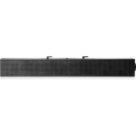 HP S101 Sound Bar Speaker - Black - 140 Hz to 20 kHz - USB