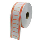 Control Group Automatic Coin Wraps, Quarters, Orange, 2,000 Wraps Per Roll, Pack Of 8 Rolls