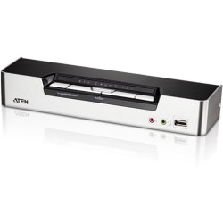 Aten CubiQ CS1794 KVM Switch-TAA Compliant - 4 x 1 - 4 x Type B USB, 4 x HDMI Digital Audio/Video, 4 x Mini-phone Audio, 4 x Mini-phone Microphone