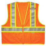 Ergodyne GloWear Safety Vest, 2-Tone 8230Z, Type R Class 2, Large/X-Large, Orange