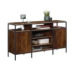 Sauder Nova Loft Credenza For 65in TVs, Grand Walnut