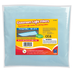 Educational Insights Classroom Fluorescent Light Filters, 36in x 24in, Tranquil Blue, Pack Of 4