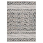 Linon Aria Area Rug, 8ft x 10ft, Adler Cream/Blue