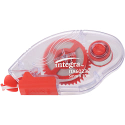 Integra Correction Tape - 2 Dispensers/PK - Holds Total 1 Tape(s) - White - 2 / Pack