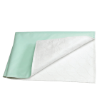 Medline Triumph Underpads, 34in x 36in, Green/White, Pack Of 12