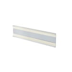 Azar Displays Adhesive-Back Acrylic Nameplates, 2in x 6in, Clear, Pack Of 10