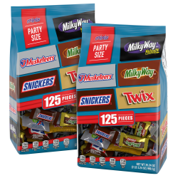 M&Ms Mars Mixed Miniatures Variety Bag, 40 Oz, Pack Of 2