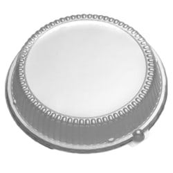 CaterLuxe High Dome Plate Lids, 10-1/4in, Clear, Pack Of 200 Lids