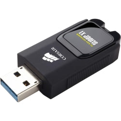 Corsair Flash Voyager Slider X1 128GB - 128 GB - USB 3.0 - 130 MB/s Read Speed - Black - 5 Year Warranty