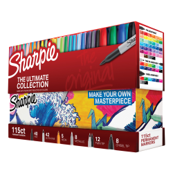 Sharpie Ultimate Pack, Assorted Colored, Pack Of 115