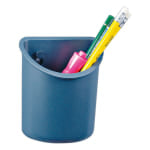 Office Depot Brand 30% Recycled Partition Pen Cup, Gray