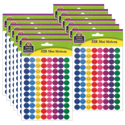 Trend superShapes Stickers, Colorful Foil Stars, 400 Stickers Per Pack, Set Of 6 Packs