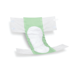 FitRight Extra Disposable Briefs, XX-Large, Green/White, 20 Briefs Per Bag, Case Of 4 Bags