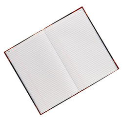 Wilson Jones Visitor Register, 11 1/2in x 8 1/2in, Black/Red