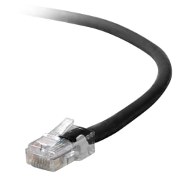 Belkin Cat5e Network Cable - RJ-45 Male Network - RJ-45 Male Network - 10ft - Black