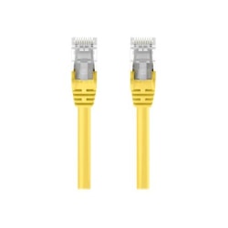 Belkin - Patch cable - RJ-45 (M) to RJ-45 (M) - 4 ft - UTP - CAT 5e - molded, snagless - yellow - for Omniview SMB 1x16, SMB 1x8; OmniView IP 5000HQ; OmniView SMB CAT5 KVM Switch