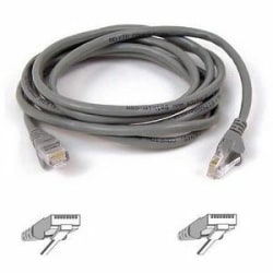 Belkin Cat5e Patch Cable - RJ-45 - 6ft - Gray