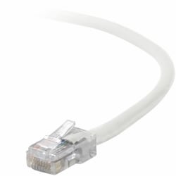 Belkin Cat5e Patch Cable - RJ-45 Male - RJ-45 Male - 12in - White