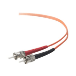 Belkin - Patch cable - ST/PC multi-mode (M) to ST/PC multi-mode (M) - 10 m - fiber optic - 62.5 / 125 micron - OM1 - orange