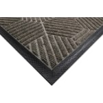 M + A Matting WaterHog Silver Mat, Smooth, 23inH x 35inW, Greige